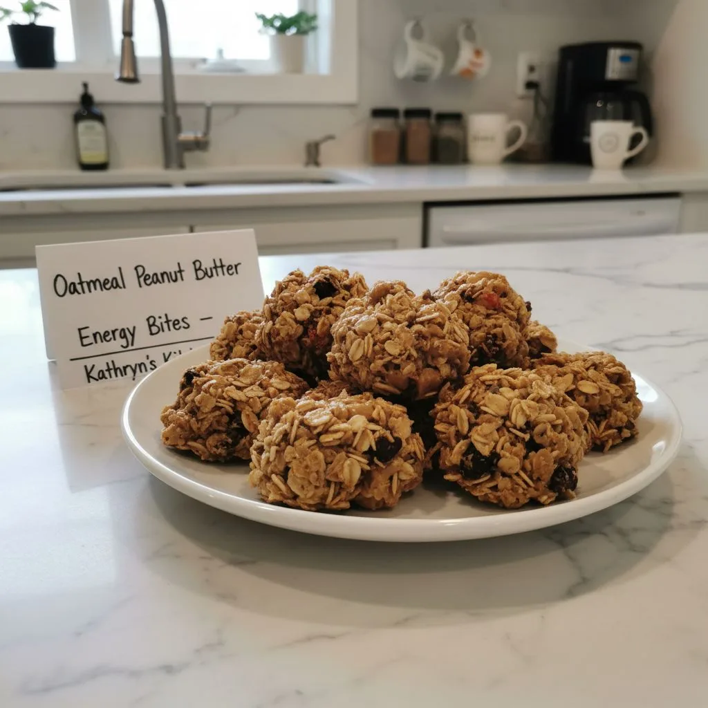 Oatmeal Peanut Butter Energy Bites: Simple No-Bake Treat