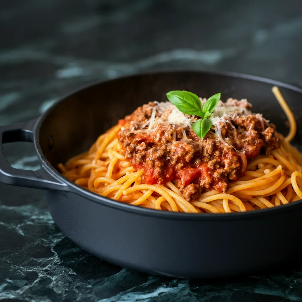 Hearty One-Pot Spaghetti with Meat Sauce: Weeknight Magic