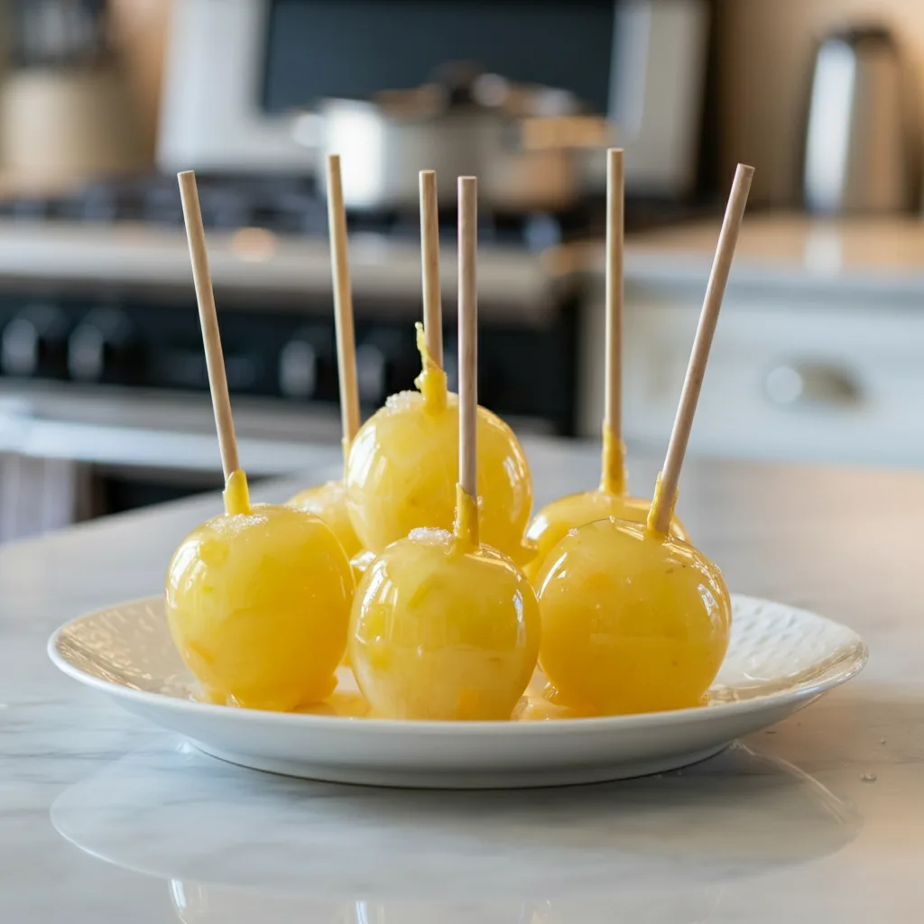 Pineapple Lemonade Candy Apples: Tangy Sweet Crunch 4 Recipe image