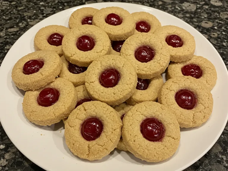 Christmas Maraschino Cherry Shortbread Cookies Delight! 2 recipe 1756991466565