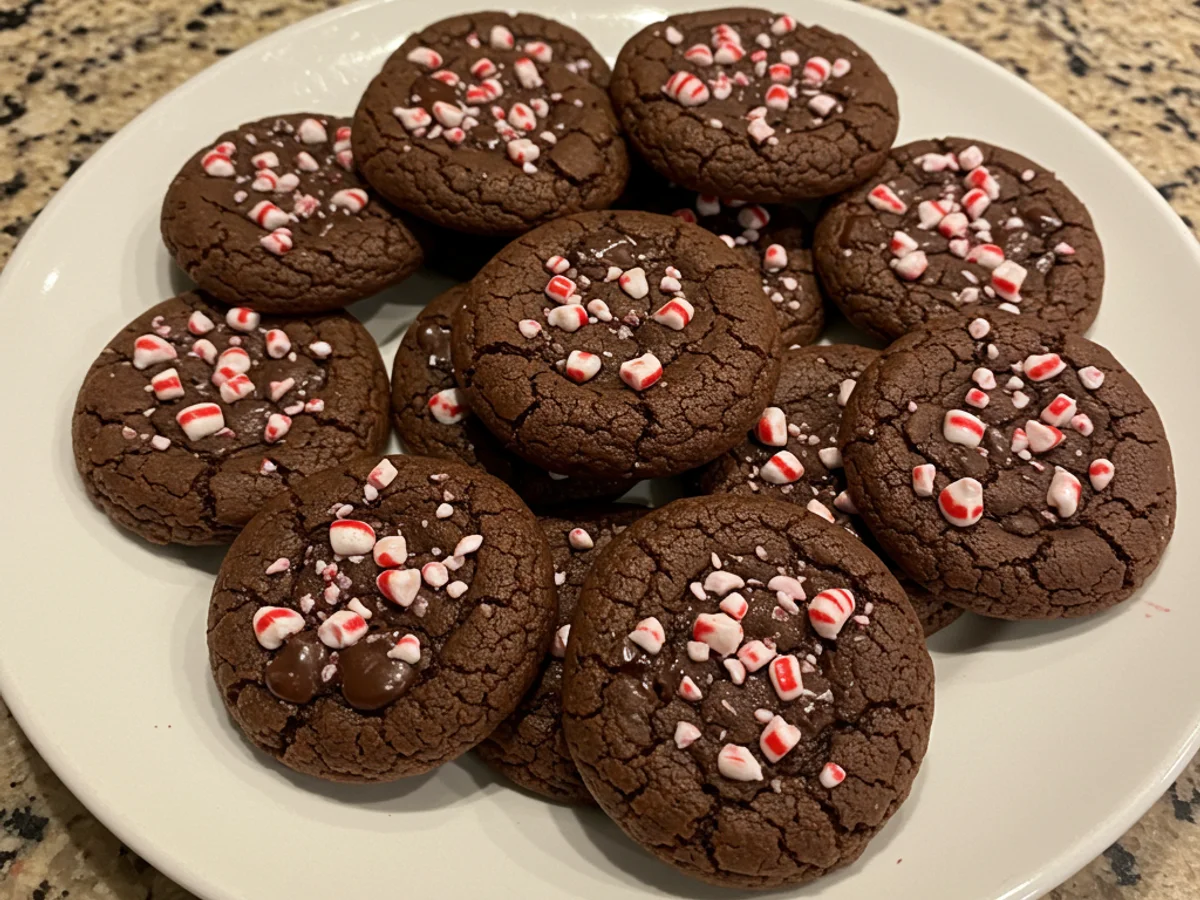 Chocolate Peppermint Cookies