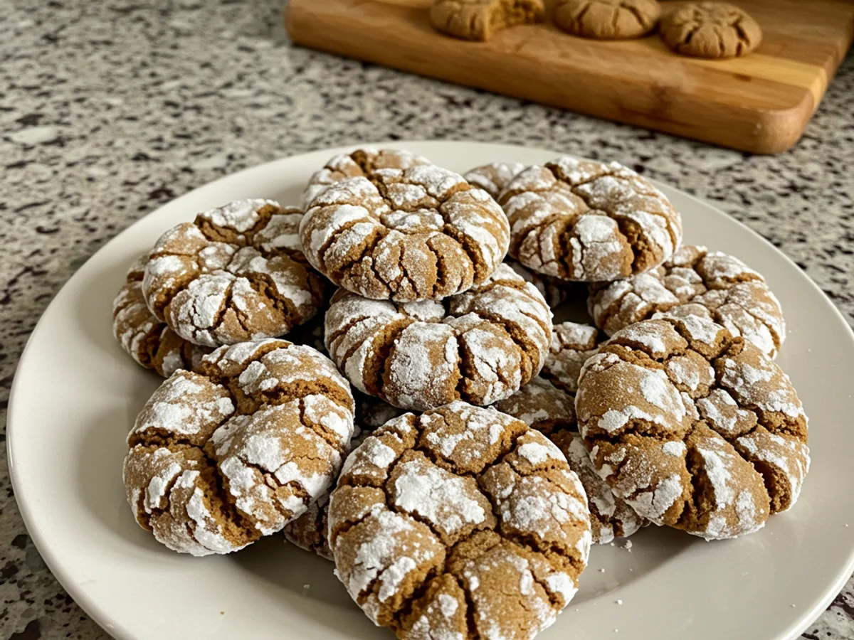 Gingerbread Crinkle Cookies: Irresistible Holiday Treats!