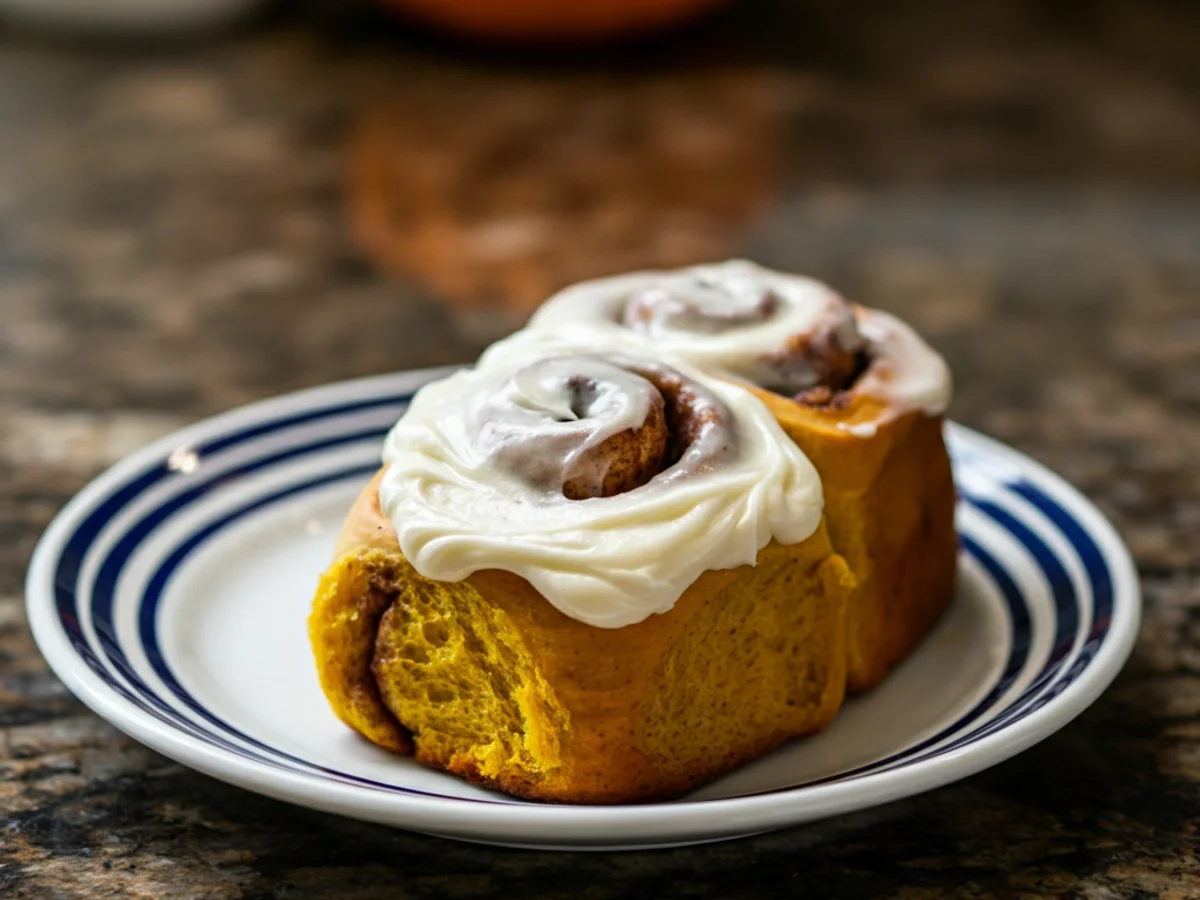 Easy Pumpkin Cinnamon Rolls With Cream Cheese Frosting Awaits!