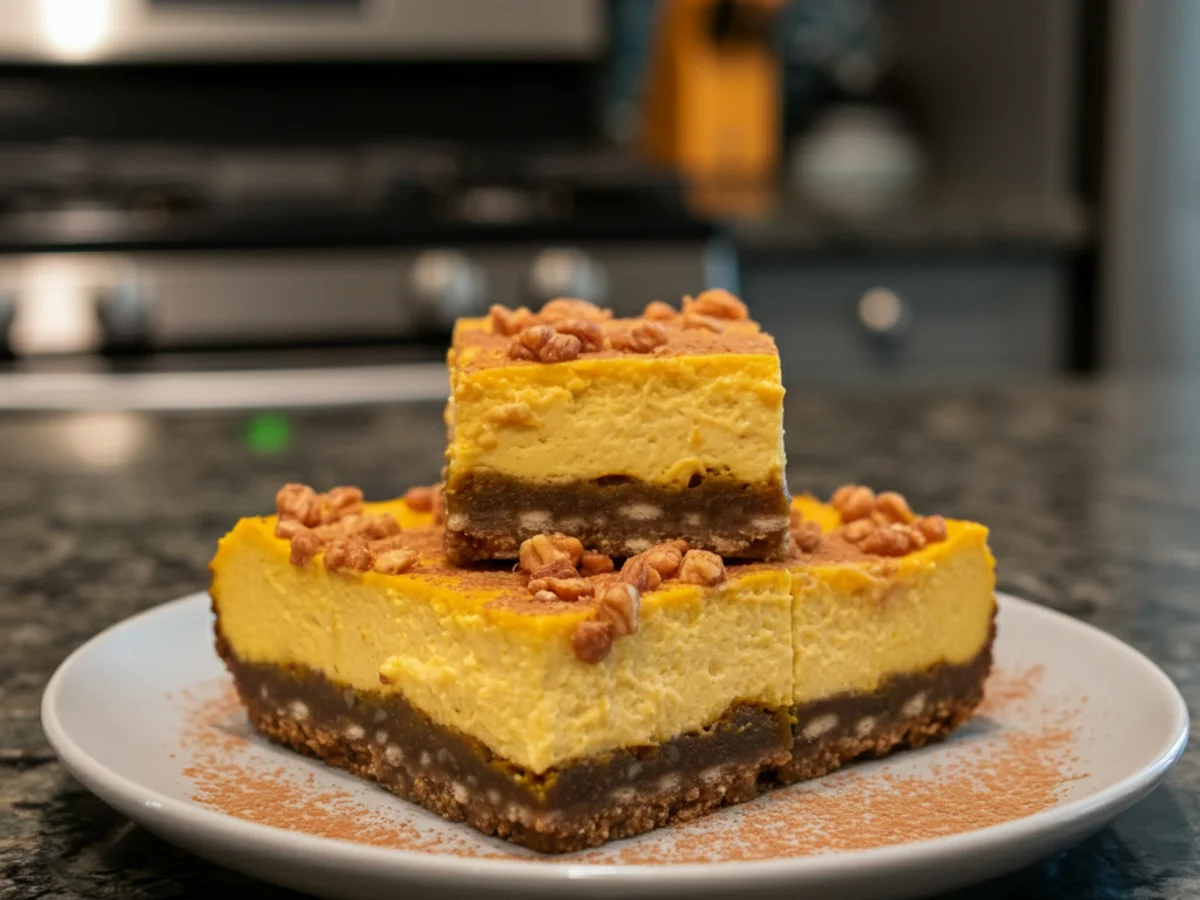 enjoyable No Bake Pumpkin Cheesecake Bars You’ll Love!