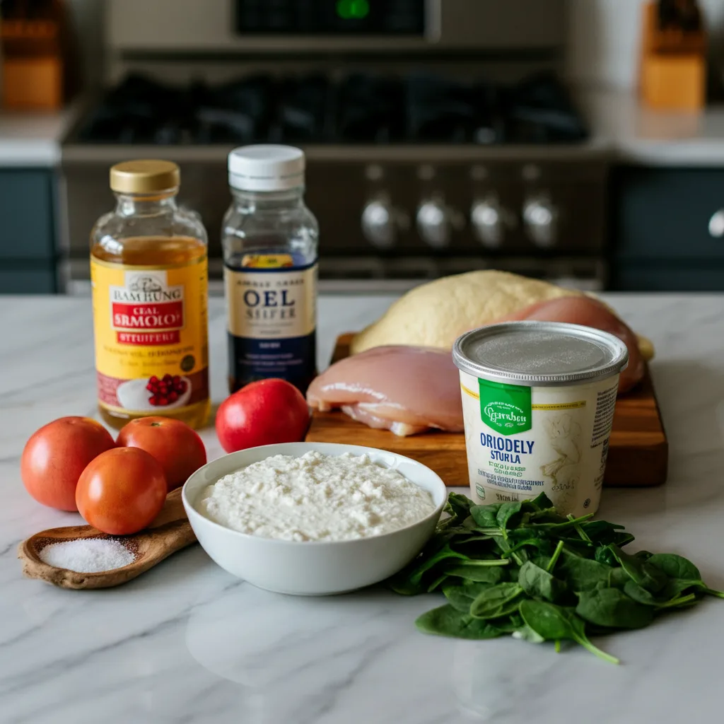 Creamy Ricotta Pomegranate Stuffed Chicken: A Dinner Delight 5 Recipe image