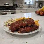 Tender Slow Cooker BBQ Beef Ribs 6 slow cooker barbequed beef ribs featured 2