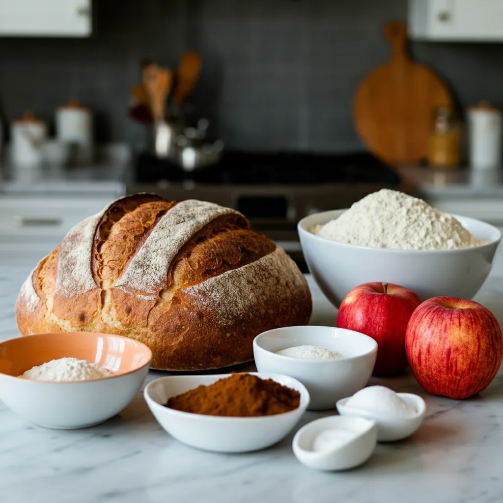 Rustic Sourdough Apple Bread: A Sweet Loaf Recipe 5 Recipe image