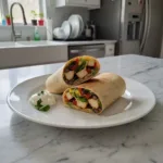 southwest chicken wrap featured