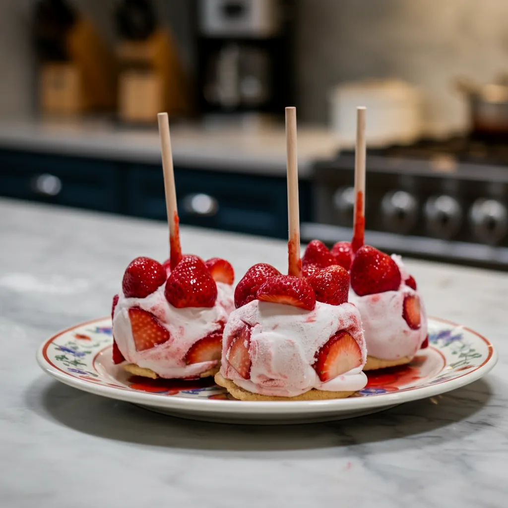Strawberry Shortcake Candy Apples: A Sweet Nostalgic Twist 4 Recipe image