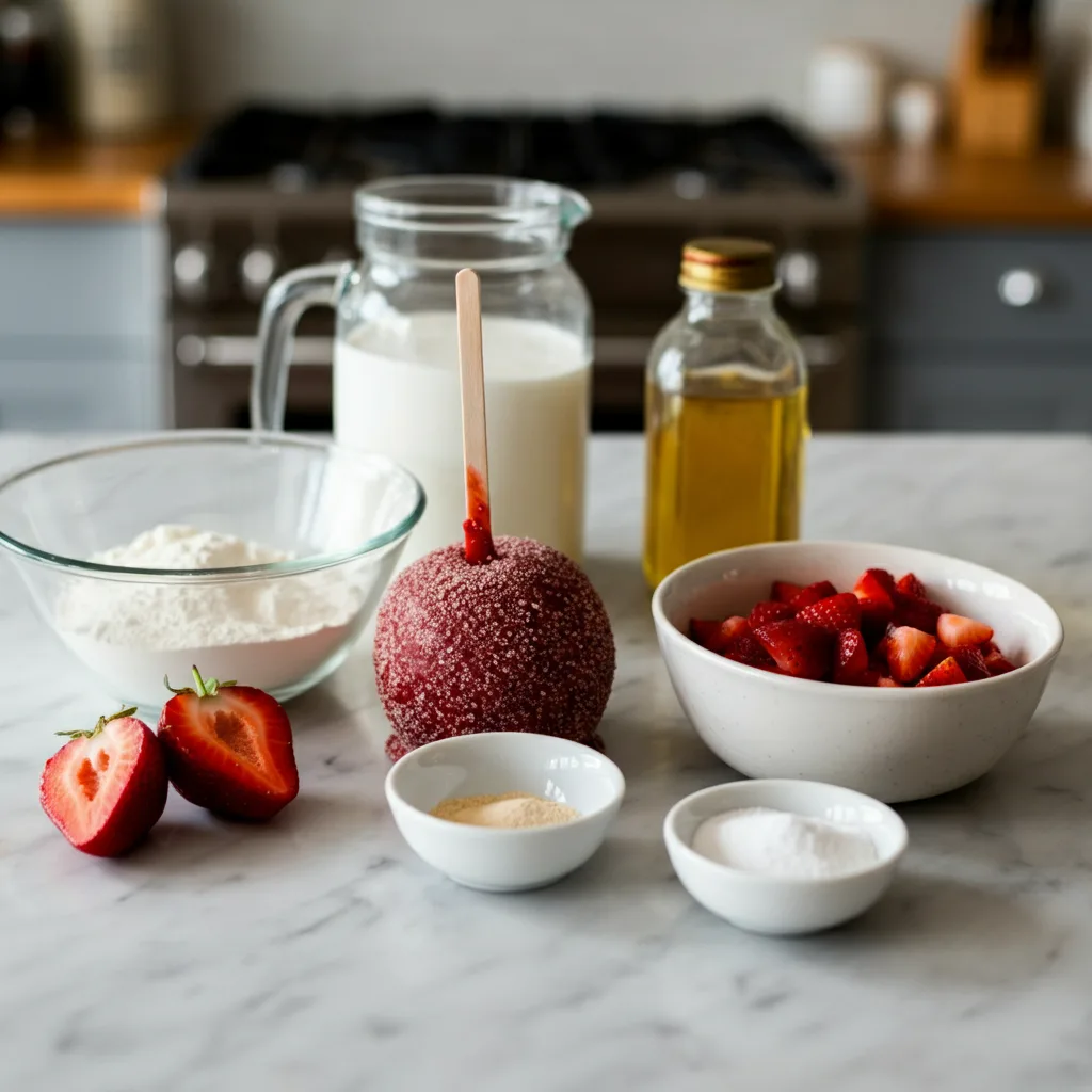 Strawberry Shortcake Candy Apples: A Sweet Nostalgic Twist 5 Recipe image