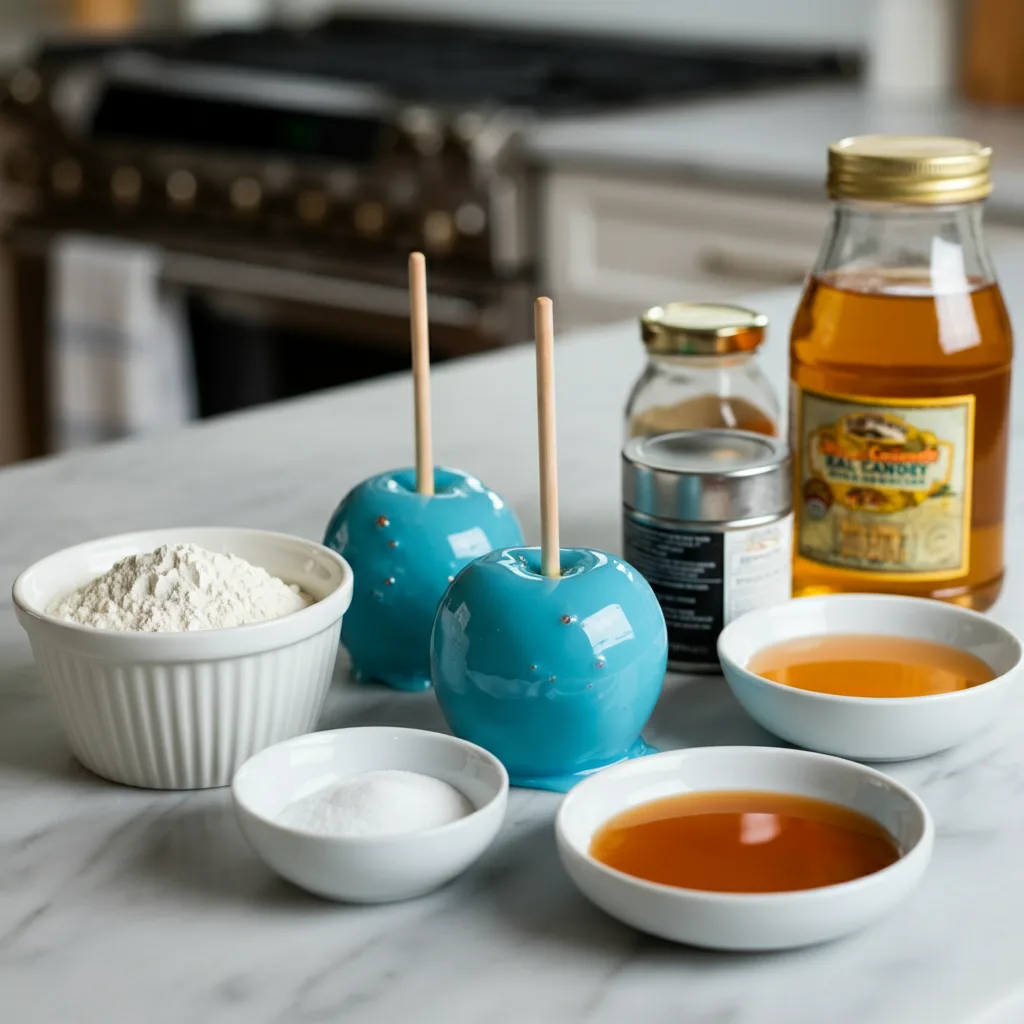 Sweet Ocean Candy Apples: A Glimmering Homemade Treat 5 Recipe image