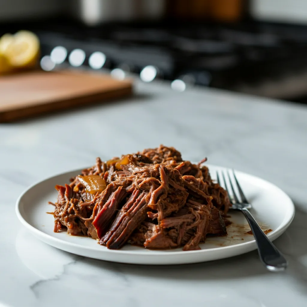 Sweet Savory Caramelized Pulled Beef: A Weekend Treat 4 Recipe image
