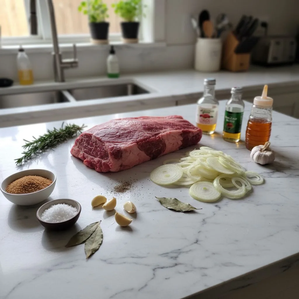 Sweet Savory Caramelized Pulled Beef: Tender & Flavorful 4 Recipe image