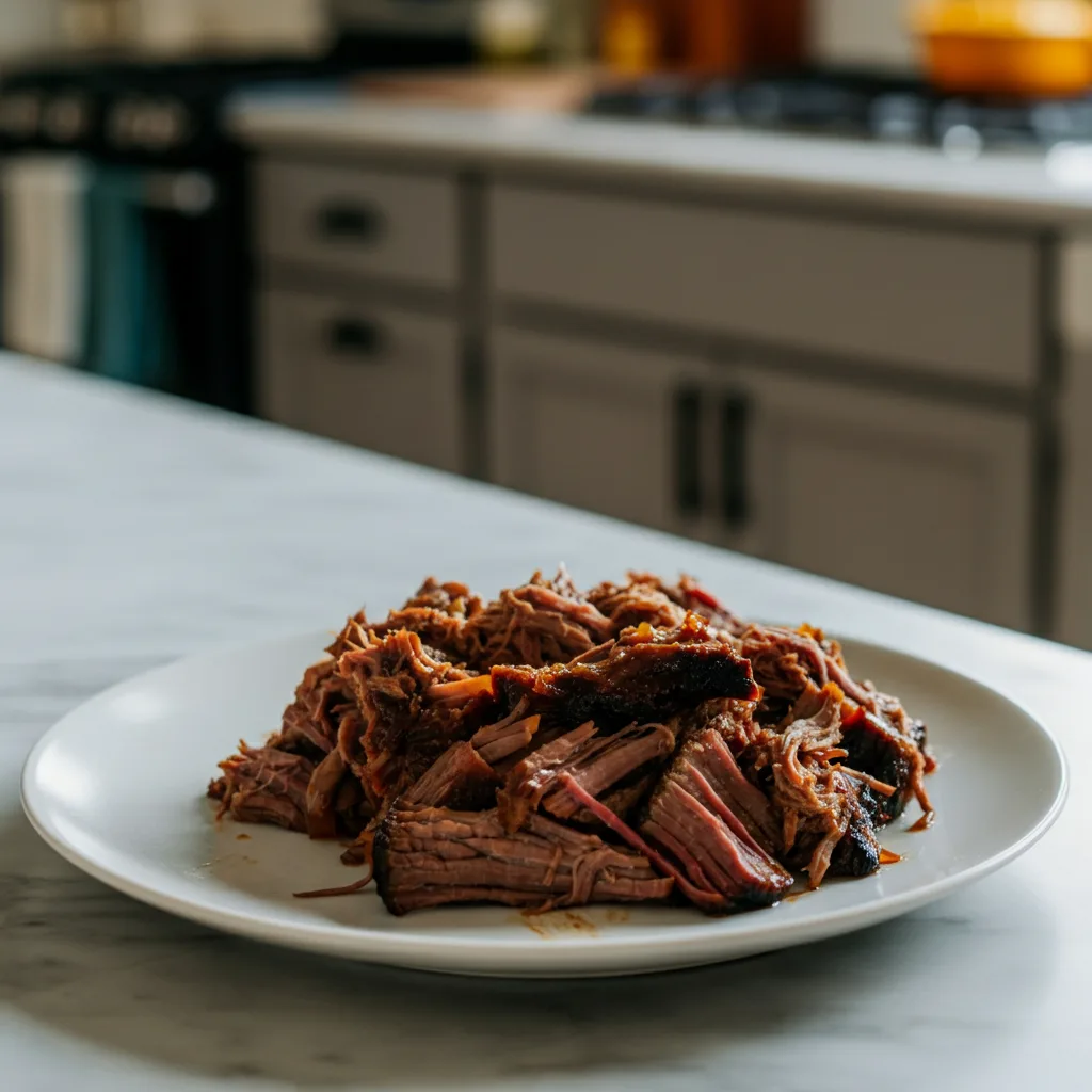 Tender Sweet Savory Caramelized Pulled Beef 4 Recipe image