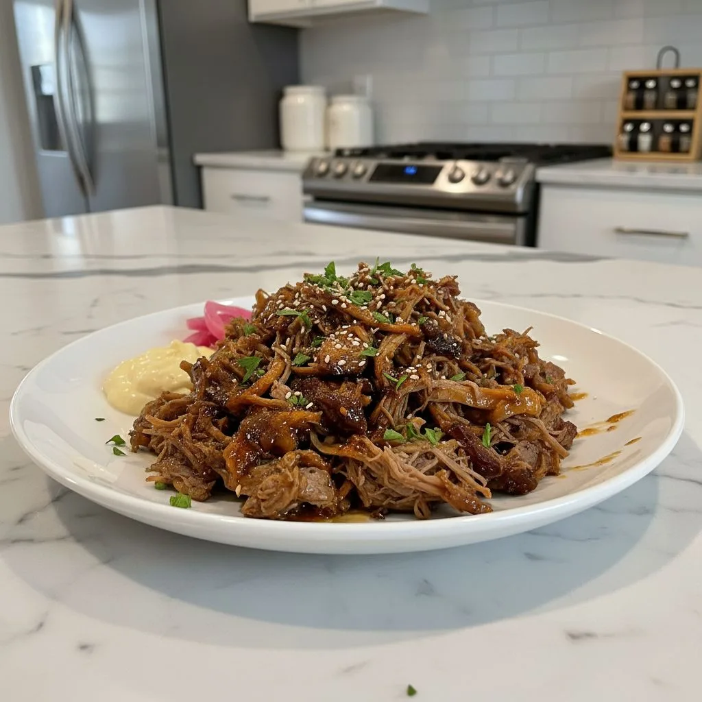 Sweet Savory Caramelized Pulled Beef: Tender & Flavorful 5 Recipe image