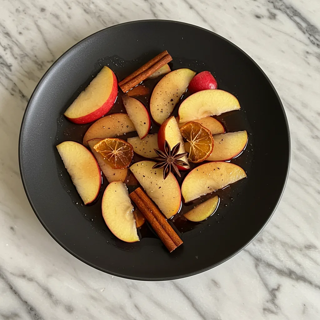 Tangy Apple Cider Sangria with Warm Spiced Fruit 4 Recipe image