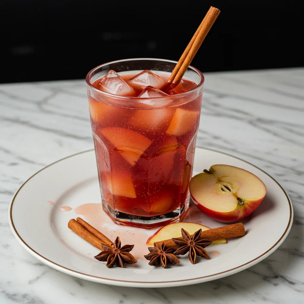 Tangy Apple Cider Sangria with Warm Spiced Fruit 5 Recipe image