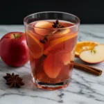 Tangy Apple Cider Sangria with Warm Spiced Fruit 6 tangy apple cider sangria with spiced fruit featured