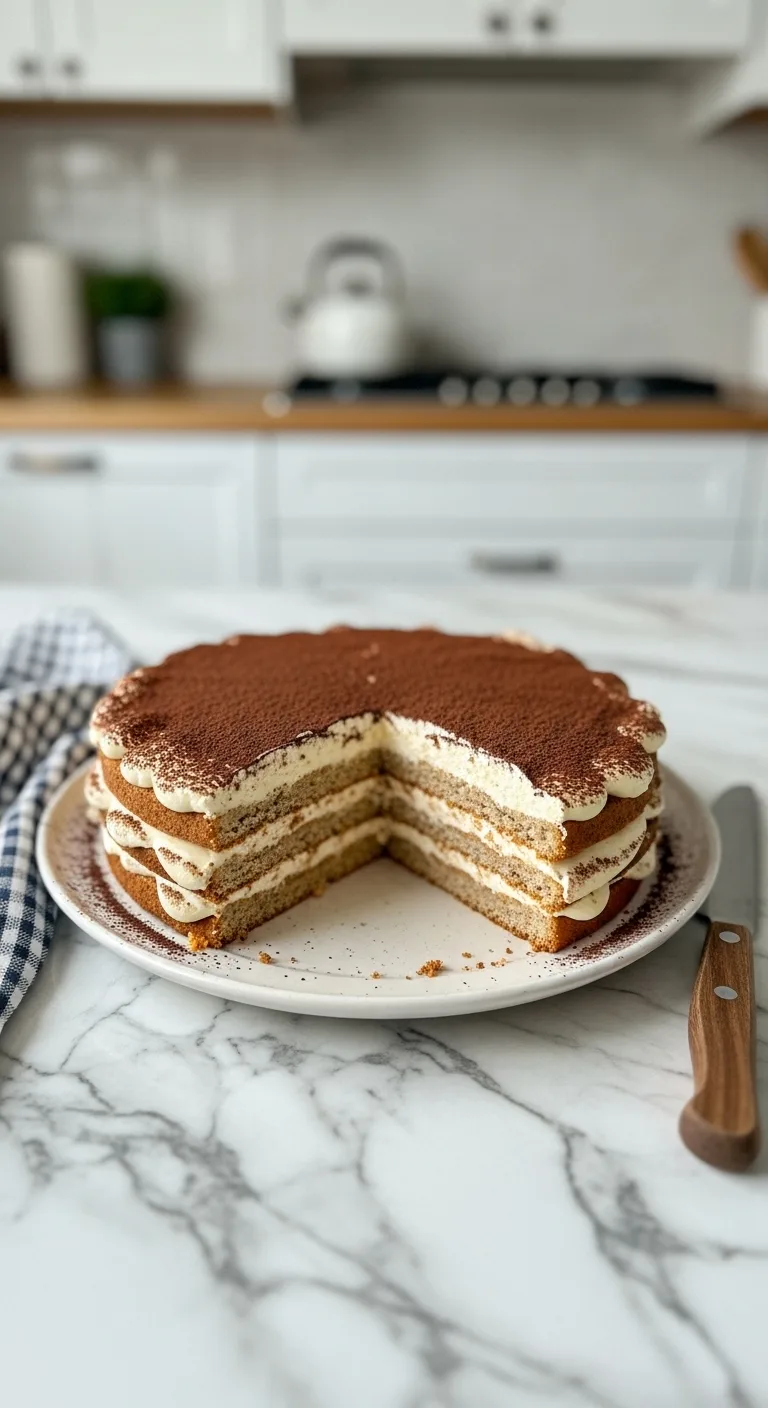 Creamy Tiramisu Layer Cake: A Home Baker’s Tale