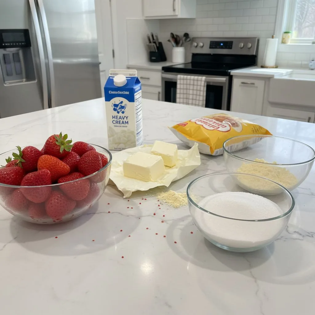 Strawberry Cheesecake Dump Cake Recipe: Easy Sweetness 5 Recipe image