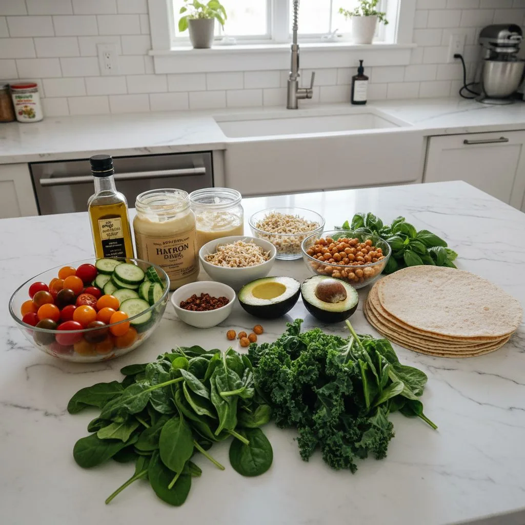 Quick Vegan No Cook Lunches: Effortless & Fresh Meals 5 Recipe image