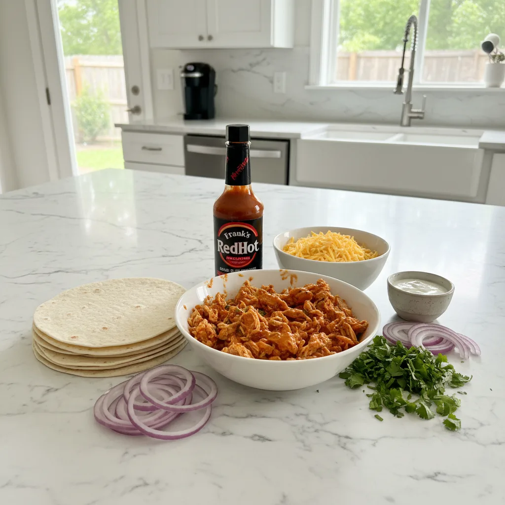 Crispy Buffalo Chicken Quesadillas: Weeknight Kick 5 Recipe image