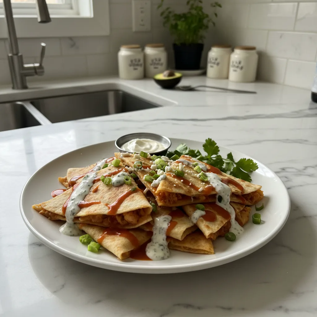 Crispy Buffalo Chicken Quesadillas: Weeknight Kick