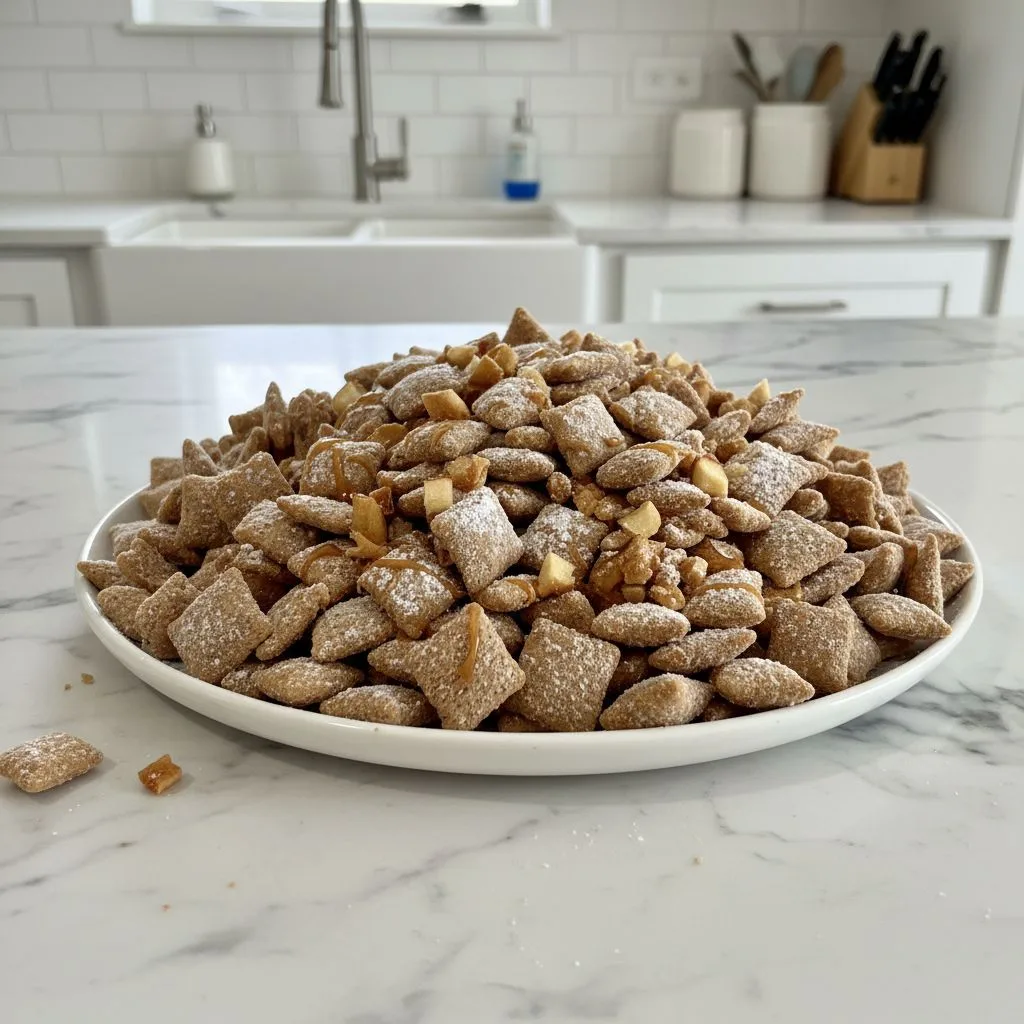 Caramel Apple Puppy Chow: Crispy Fall Treat 4 Recipe image