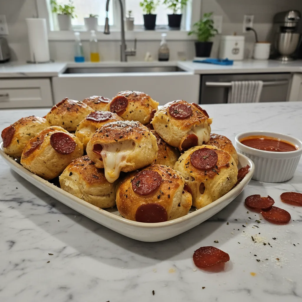 Cheesy Pepperoni Pizza Bombs: Quick Bites for Any Day 4 Recipe image