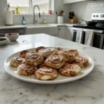 cinnamon roll swirl yogurt bites featured