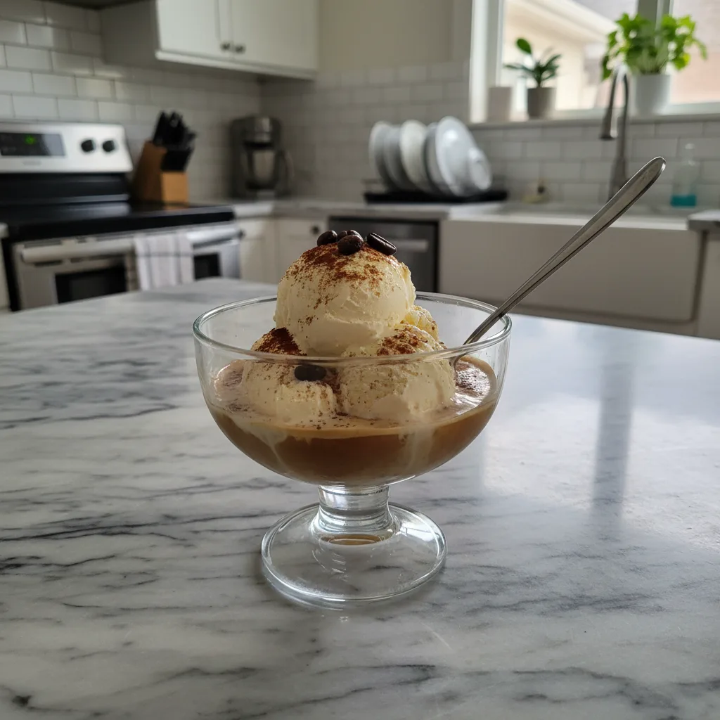Creamy Coffee Ice Cream Float: A Sweet Sip