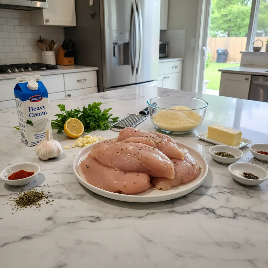 Creamy Garlic Parmesan Chicken Skillet: A Simple Dinner 5 Recipe image