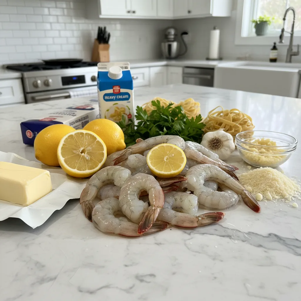Creamy Lemon Garlic Shrimp Pasta: A Weeknight Treat 5 Recipe image