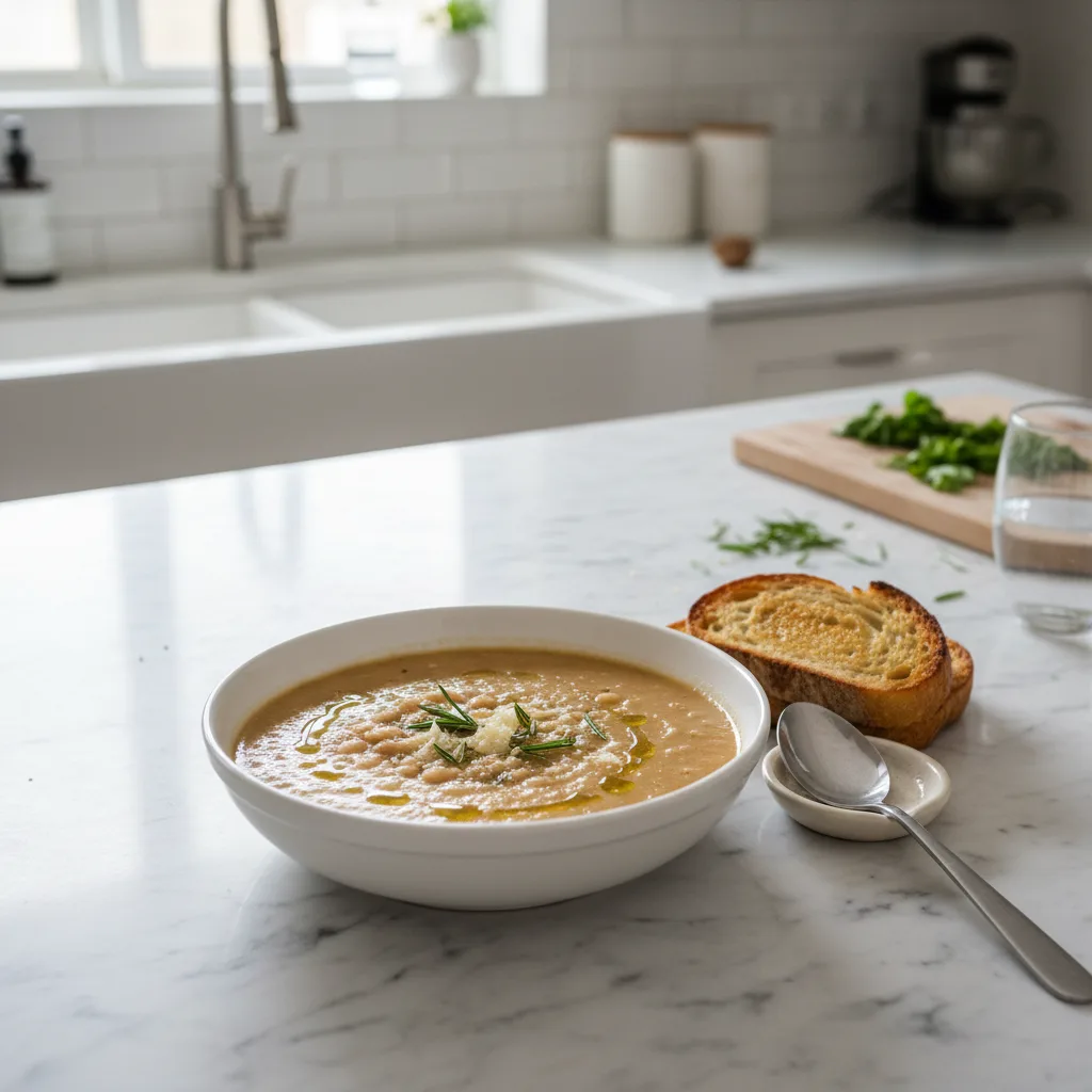 Creamy Tuscan White Bean Soup: Rich, Herbaceous & Satisfying