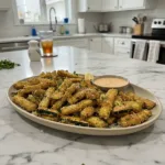crispy oven baked zucchini fries featured