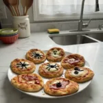 easy mini halloween pizzas featured