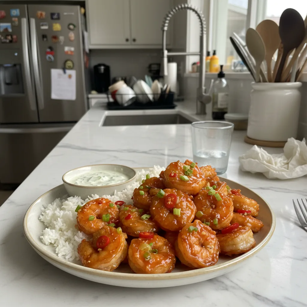 Firecracker Shrimp: Spicy, Quick Weeknight Wonder 4 Recipe image