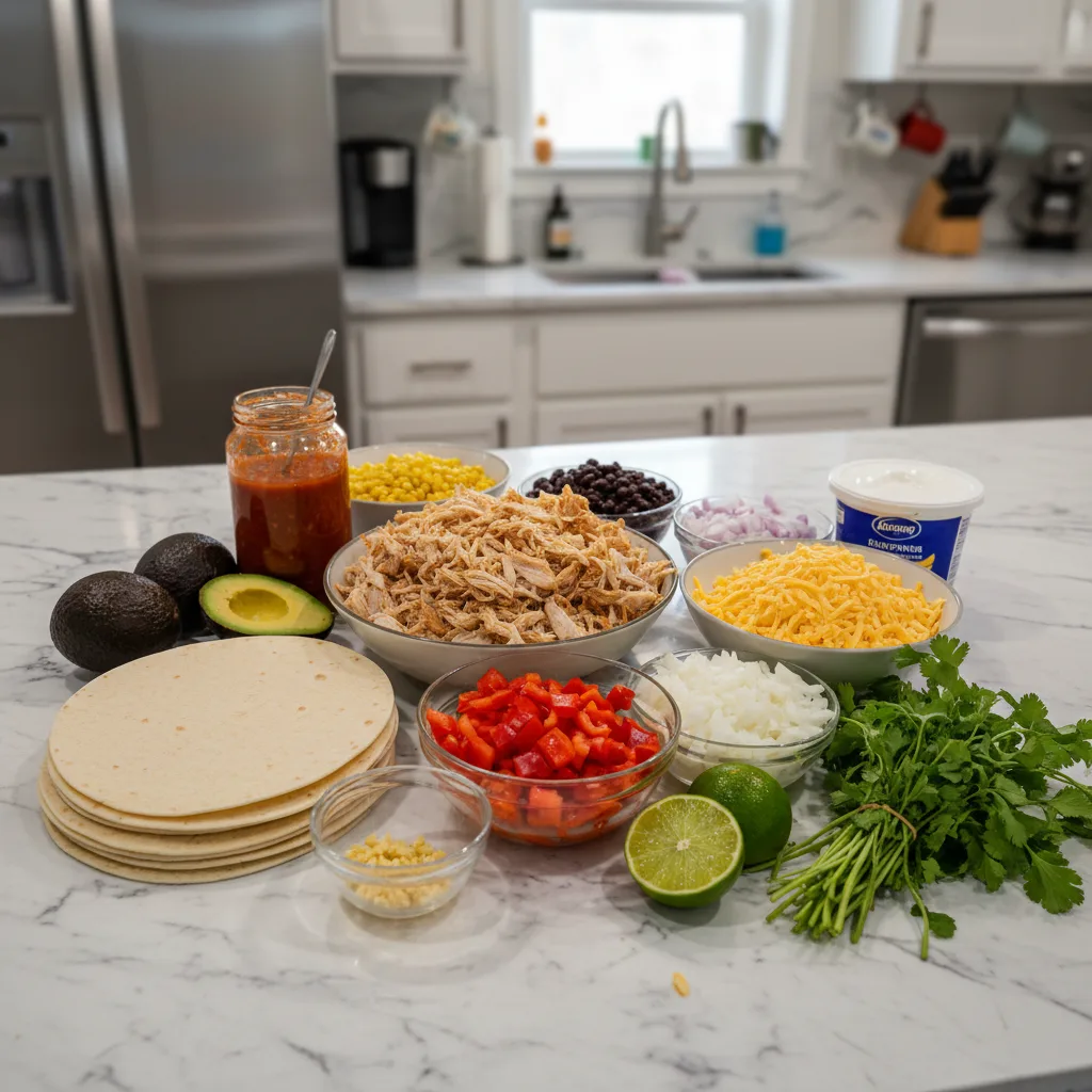 Hearty Chicken Burrito Casserole: Baked Family Dinner 5 Recipe image