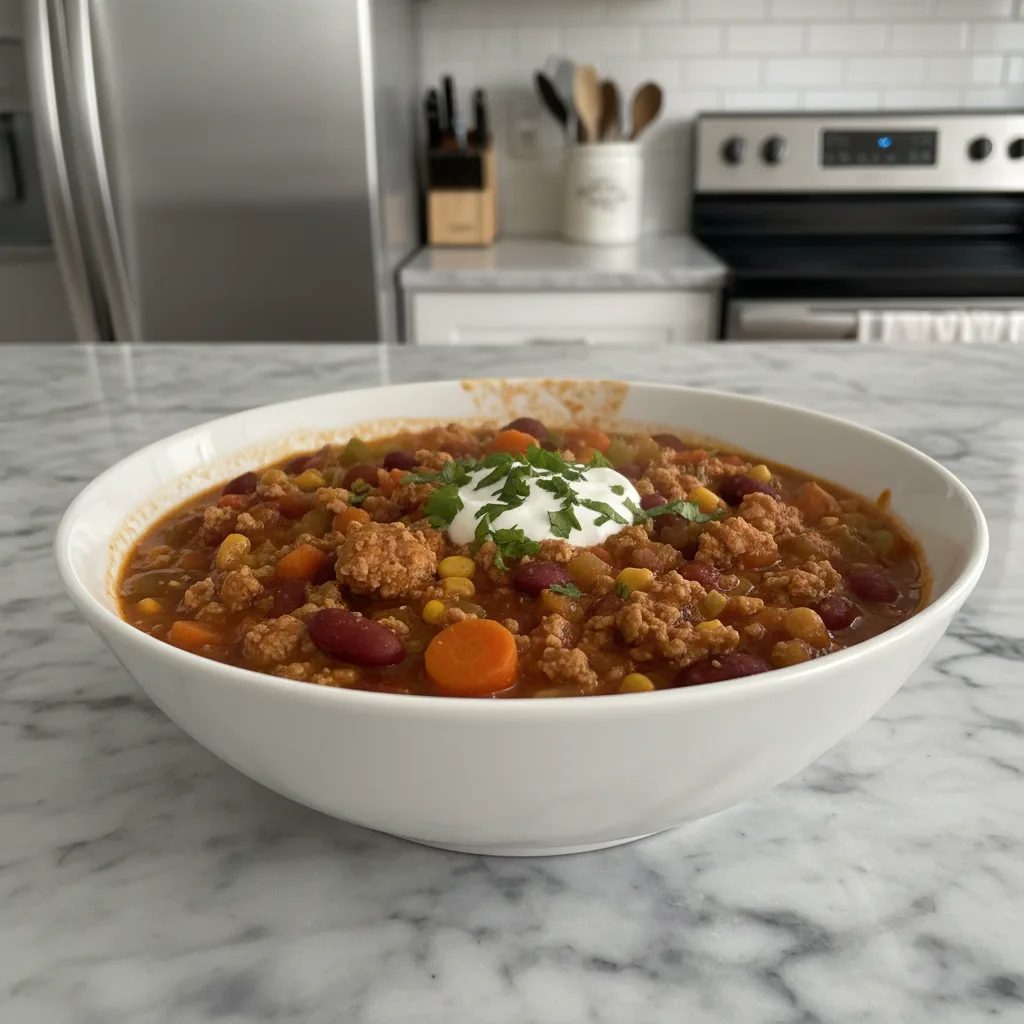 Hearty Turkey and Vegetable Chili: A Weeknight Hug
