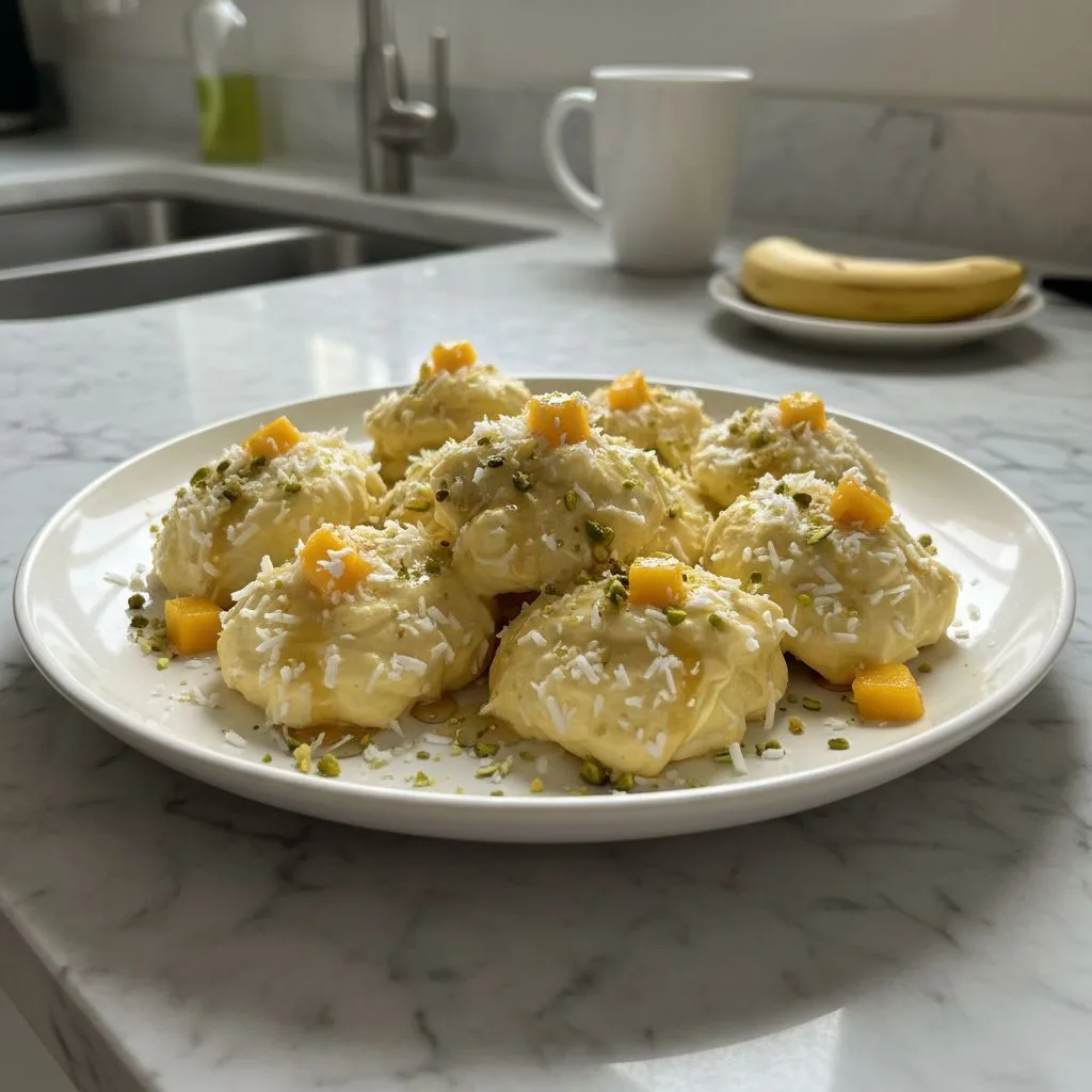 Fresh Mango Coconut Yogurt Bites: Easy No-Bake Treat