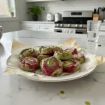 Fresh Matcha & Raspberry Swirl Yogurt Bites 2 matcha raspberry swirl yogurt bites featured