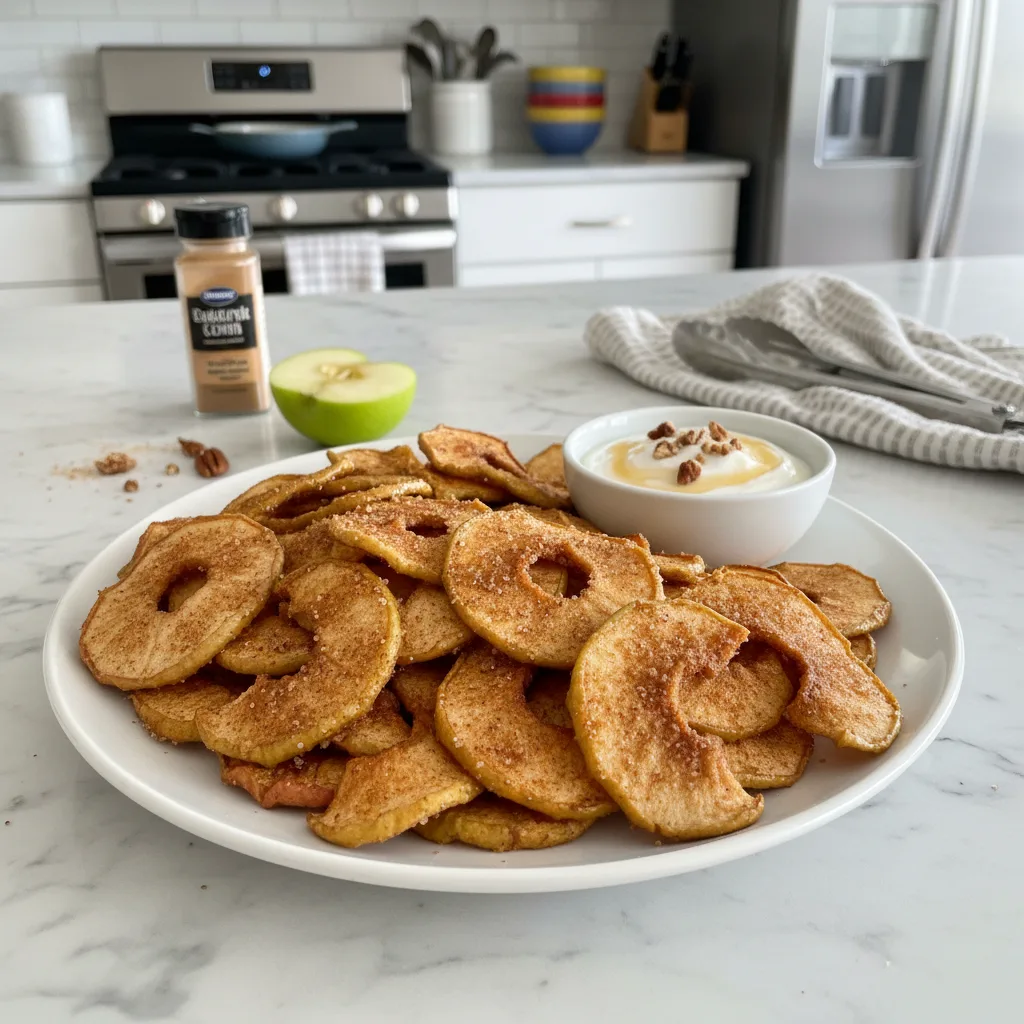 Crispy Cinnamon Apple Chips: Easy Oven-Baked Snack