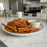 Crispy Oven Baked Sweet Potato Fries Recipe 6 oven baked sweet potato fries recipe featured