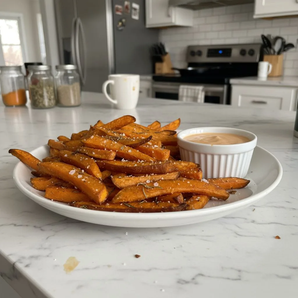 Crispy Oven Baked Sweet Potato Fries Recipe