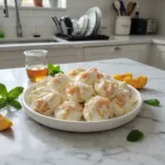 peach honey yogurt bites featured 1