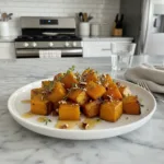 roasted butternut squash with honey butter glaze featured