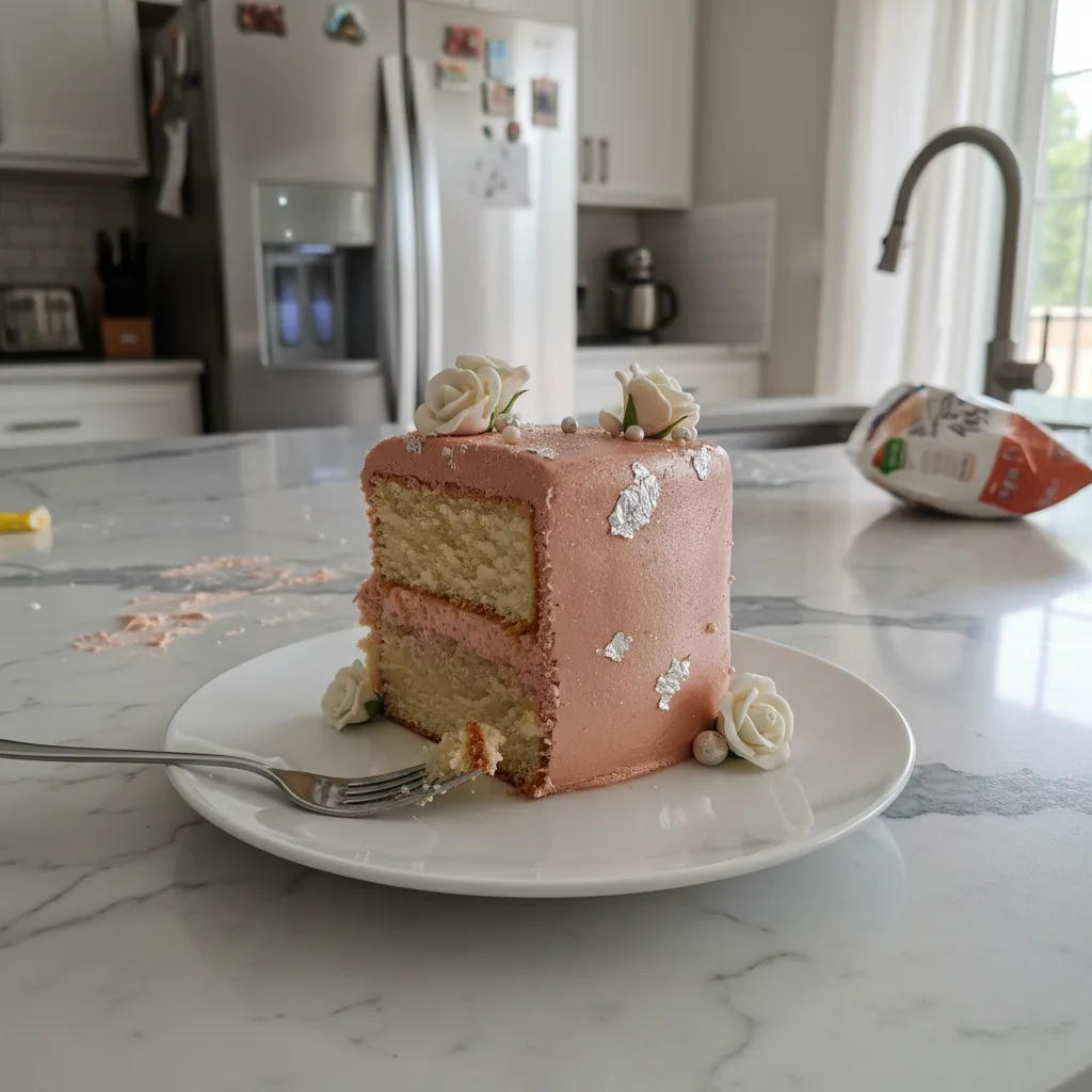 Rose Gold Bridal Shower Cake: A Shimmering Celebration 4 Recipe image