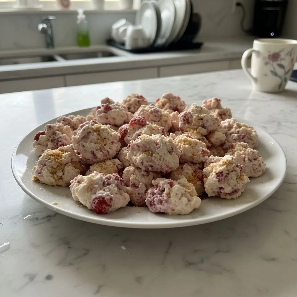 Creamy No-Bake Strawberry Cheesecake Yogurt Bites
