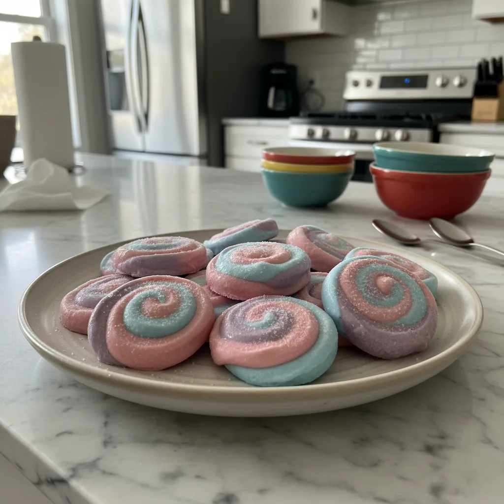 Swirl Yogurt Bites: Easy, Colorful Frozen Treats 4 Recipe image