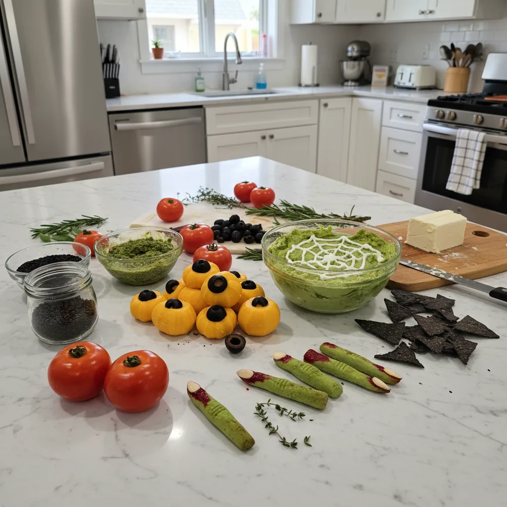Quick 10-Minute Halloween Party Food Hack: Spooky Bites 5 Recipe image